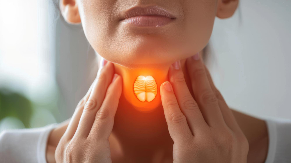 عقدة في الفص الايمن من الغدة الدرقية