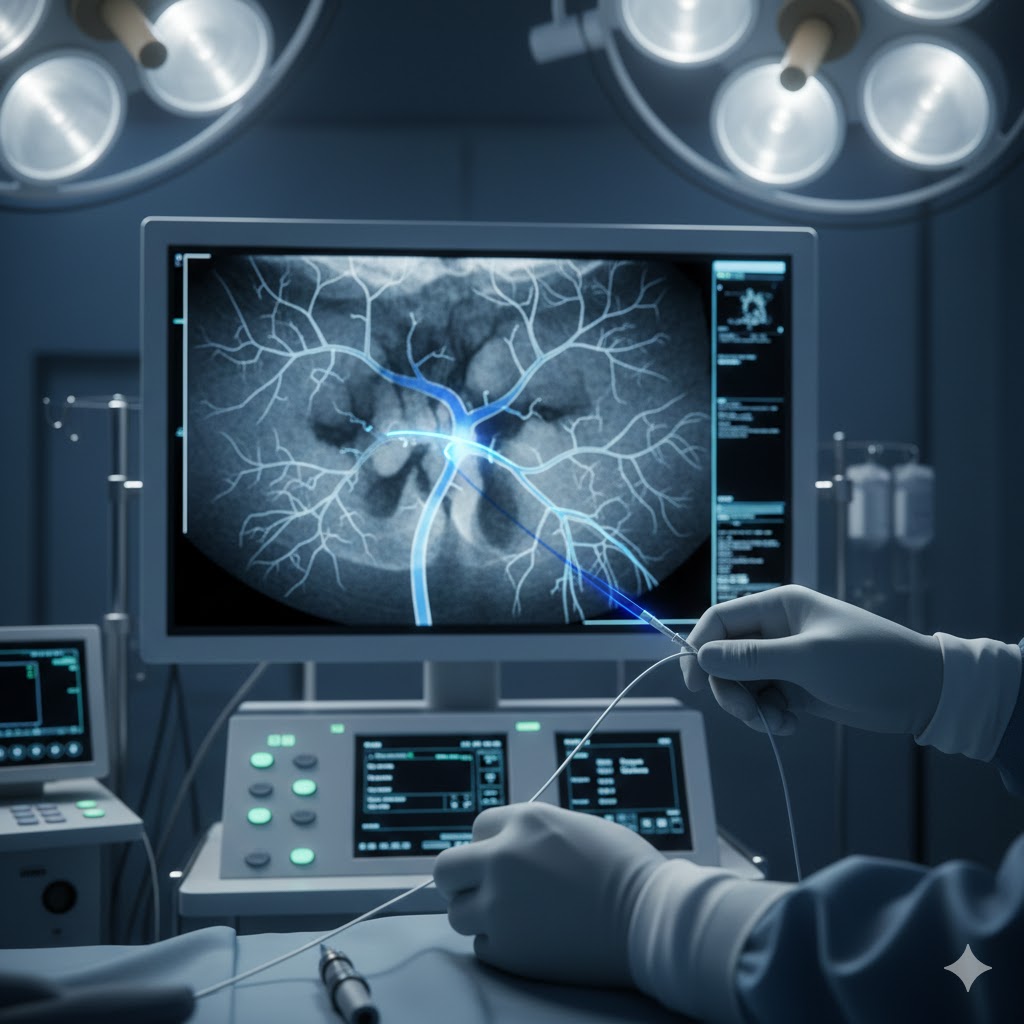  كيف تتم الاشعة التداخلية